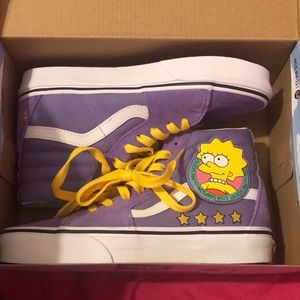 The Simpsons Vans Mids (Lisa For President) 5.5 Women / 4.0 Men
